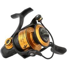 Penn Spinfisher VII Spinnrolle, Angelrolle, Meeresangelrolle mit IPX5 Dichtung, die vor dem Eindringen von Salzwasser schützt, für verschiedene Fischarten geeignet, Unisex, Schwarz Gold, 4500