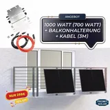 1000W (700 W) Balkonkraftwerk - inkl. Balkonhalterung (Limitiertes Angebot!)