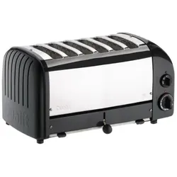 Dualit Toaster 60145 schwarz 6 Schlitze