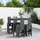 vidaXL Gartenbar-Set 5-tlg. Grau