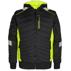 Steppjacke "1870-224" Cargo - M - schwarz/gelb