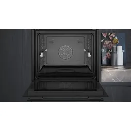 Siemens HS958GCB1 - iQ700, Einbau-Dampfbackofen, 60 x 60 cm, Schwarz,