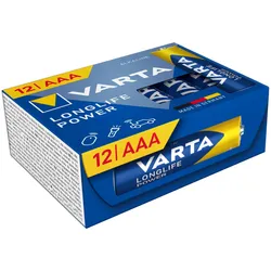 Longlife Power Micro AAA CUBE12 Batterie plastikfrei