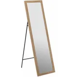 Standspiegel Spiegel Boden­spiegel Ankleidespiegel Rahmenspiegel braun 35x125cm