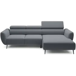 Ecksofa Alisson Stoff Graphite