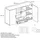 Vladon Highboard 166,5 x 106,5 x 35 cm Anthrazit matt / Schwarz Hochglanz
