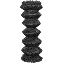 vidaXL Maschendrahtzaun 15 x 1 m Stahl Grau vidaXL