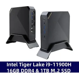 Blackview MP200 Intel Core i9-11900H, 16 GB, 1000 GB, Intel UHD Graphics), PC Schwarz