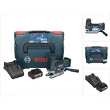 Bosch GST 18V-155 SC Professional Akku Stichsäge 18 V + 1x Akku 5,0 Ah + Ladegerät + L-Boxx