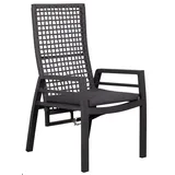 bene living Lucena Relaxsessel 78 x 62 x 122 cm grau