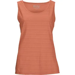 Funktionstop KILLTEC "KOS 41 WMN TP", Damen, Gr. 44, rot (lachs), Oberstoff: 93% Polyester, 7% Elasthan, sportlich, Tops, Schnelltrocknendes Funktionstop, dezent gestreift