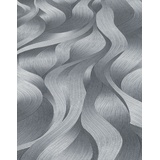 Erismann Vliestapete 10204-15 ELLE Decoration Welle schwarz, 10,05 x 0,53m