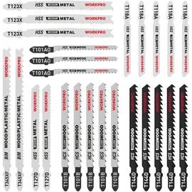 WorkPro Stichsägeblätter Set 25tlg.