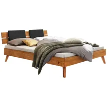 Hasena Ortona 140 x 200 cm Holz Braun Wildeiche