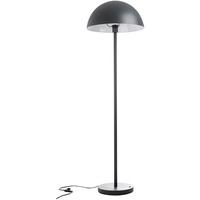 ETC Shop Stehleuchte dunkelgrau Wohnzimmerlampe stehend Stehlampe Modern, Aluminium,