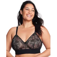 GLAMORISE Bramour Gramercy Spitzen-Bralette de luxe - Schwarz Unterwäsche Damen