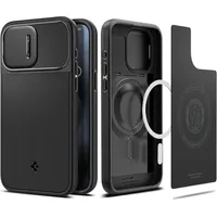 SPIGEN Optik Armor MagSafe black iPhone 15 Pro