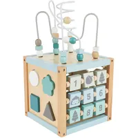Bieco Motorikwürfel Waldtiere Beige