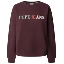 Pepe Jeans für Damen. PL581485 Reagan Pullover kastanienbraun (L), Lässig, Baumwolle