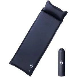 vidaXL Isomatte mit Kissen Grau
