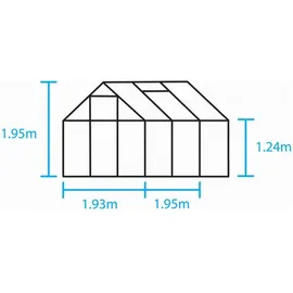 Juliana Popular 66 Alu grün SDP 4 mm 3,8 m2