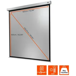 celexon Leinwand Motor Professional Plus 160 x 160 cm