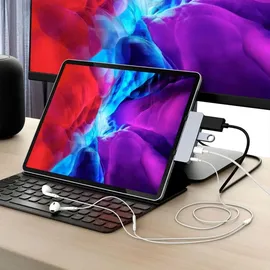 Hyper Drive 4-in-1 USB-C Hub iPad Pro Grau