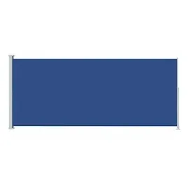 vidaXL Seitenmarkise 180 x 500 cm Blau Polyester