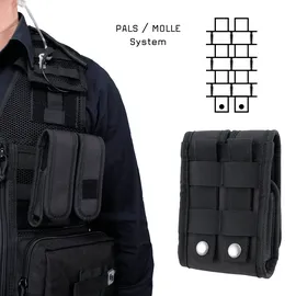 tee-uu Duplex TAC Holster MOLLE 10,5 x 15 x 4 cm