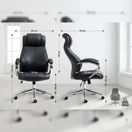 CLP Salford Echtleder Schwarz