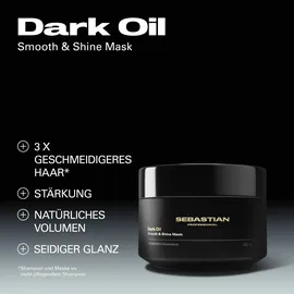 Sebastian Professional Dark Oil Smooth & Shine Maske 145 ml