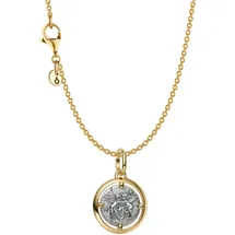 Pandora 21205 Damen Schmuck-Set Kette mit Anhänger Amor Goldfarben