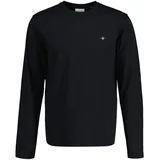 GANT Shield Langarm-T-Shirt Schwarz M