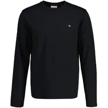GANT Shield Langarm-T-Shirt Schwarz M