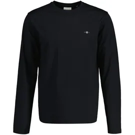 GANT Shield Langarm-T-Shirt Schwarz M