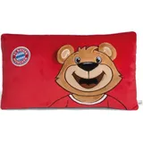 NICI Kissen Fc Bayern München Bär Berni 43x25 - Rot