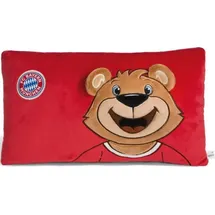 NICI Kissen Fc Bayern München Bär Berni 43x25 - Rot