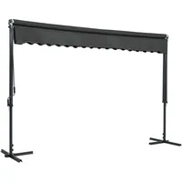 vidaXL Freistehende Markise 400 x 300 cm anthrazit