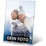 PhotoFancy® - Acrylglas mit deinem Wunsch-Bild personalisiert - Foto-Aufsteller mit eigenem Motiv selbst gestalten - Größe A5