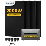 Anker Balkonkraftwerk 2000W Anker SOLIX Solarbank 3 E2700 Pro mit Zusatzsakku und Smart Plug, (5xSmart Plug und 4xJASolar 500Wp Solarmodule im Lieferumfang enthalten), Speicher mit integriertem Wechselrichter, All-in-One 2,668kWh Akku