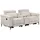 OTTO home 2-Sitzer LUND Cord 195 x 97 x 99 cm Beige mit Relaxfunktion
