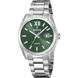 Festina F20707/5 Herrenuhr Quarz Stahl/Dunkelgrün