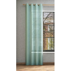 Vorhang NEUTEX FOR YOU „Libre-ECO“ Gardinen Gr. 160 cm, Ösen, 142 cm, grün (salbei) Ösen Nachhaltig, Breite 142 cm, nach Maß