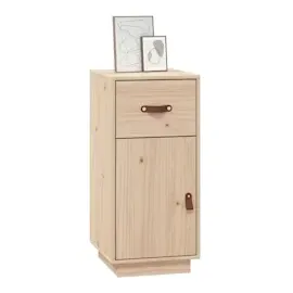 vidaXL Sideboard 34x40x75 cm Massivholz Kiefer