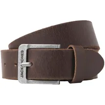 JACK & JONES Ledergürtel »JACROCK LEATHER BELT NOOS«, braun