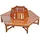 deluke NADIA 78 x 155 x 155 cm Braun