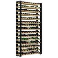 LENMAR Weinregal LOFT Weinregal aus Holz,Flaschenregal,Kellerregal,Regale,Weinständer