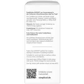Heitmann simplicol Textilfarbe expert Delfin-Grau| Perfekt zum Batiken und für kreatives, Färben | Einfache Anwendung | Farbpulver | 150 g