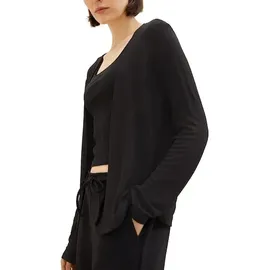 Tom Tailor Basic Sommer Cardigan Schwarz XXL