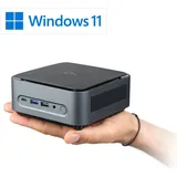CSL Mini-PC Narrow Box Premium 2023 8 GB RAM 4000 GB SSD Intel UHD Graphics Windows 11 Pro